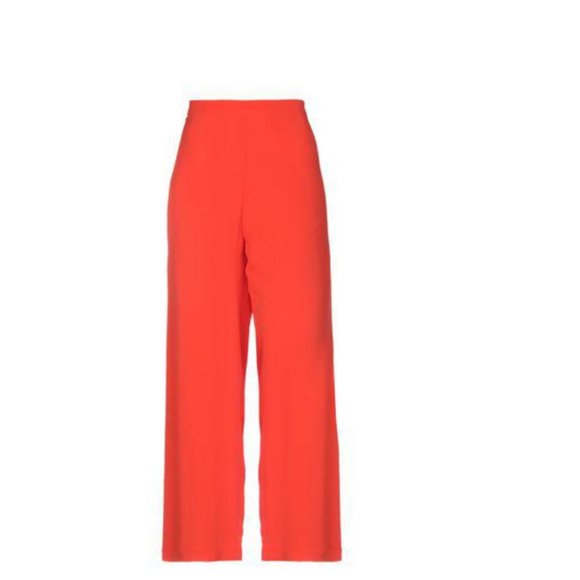 NWT ERIKA CAVALLINI PANTS IN CORAL HIGH-WAIST - Picture 4 of 7